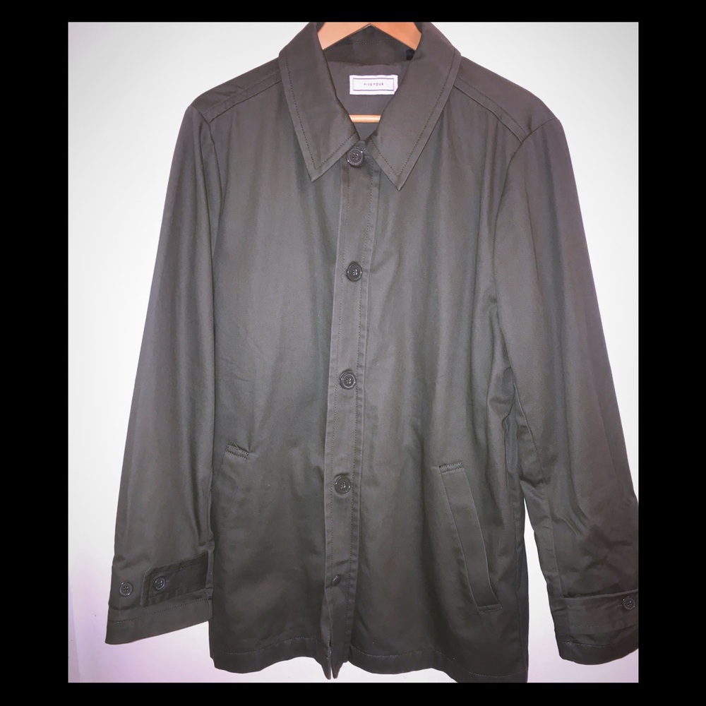 Men’s Army green pea coat